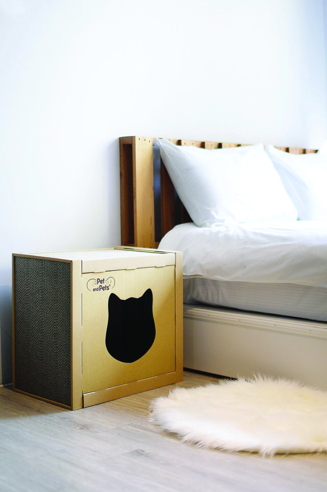 ザ ボックス キャットハウス ペットハウス 爪とぎハウス ベッドハウス 段ボールハウス キャットタワー つめとぎ 猫の爪とぎ ダンボール 高圧縮紙 おもちゃ ベッド ストレス解消 ねこ ネコ 猫 小動物 The Box