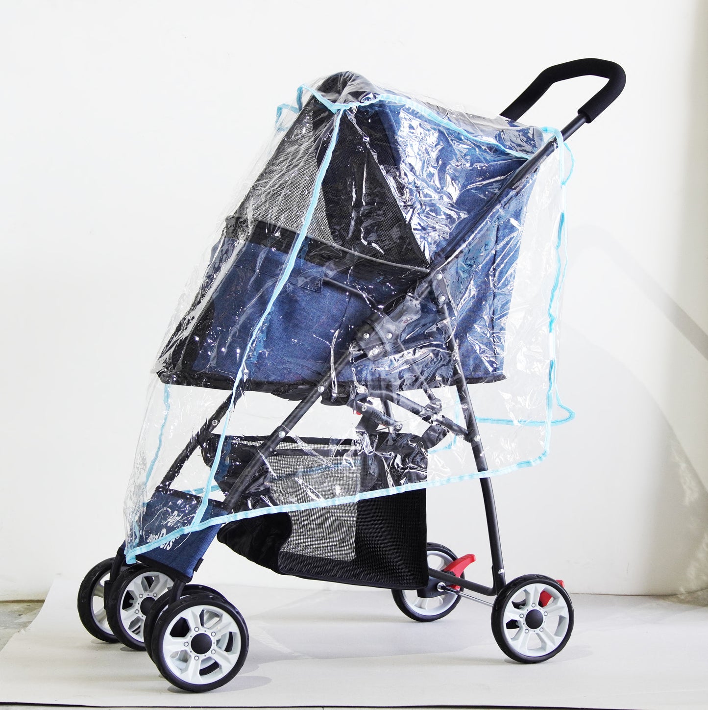 Petique ペティーク ペットストローラー専用 レインカバー 小カート専用 防雨 防風 防寒 雨よけ 風よけ お散歩 お出かけ 旅行 通院 介護 犬 猫 小動物 米ブランド ペットアンドペッツ Pet and Pets