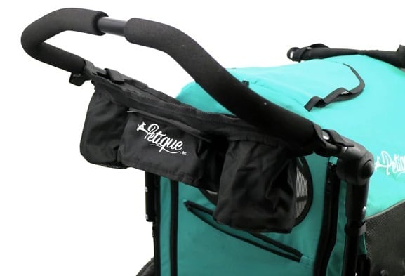 Petique ペティーク ポータブル ストローラー オーガナイザー 汎用品 カップホルダー ドリンクホルダー Portable Stroller Organizer