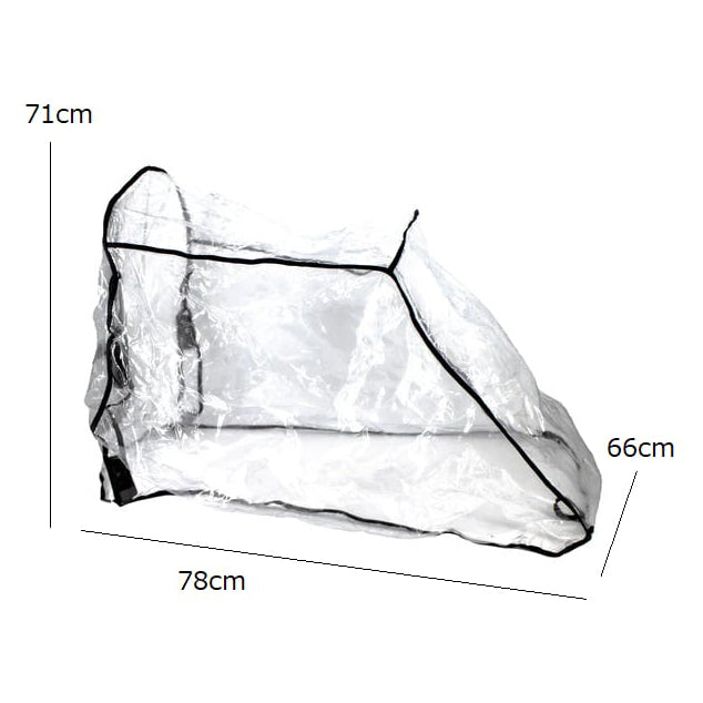 Petique ペティーク アポロ専用 レインカバー 防雨 防風 防寒 雨よけ 風よけ お散歩 お出かけ 旅行 通院 介護 犬 猫 小動物