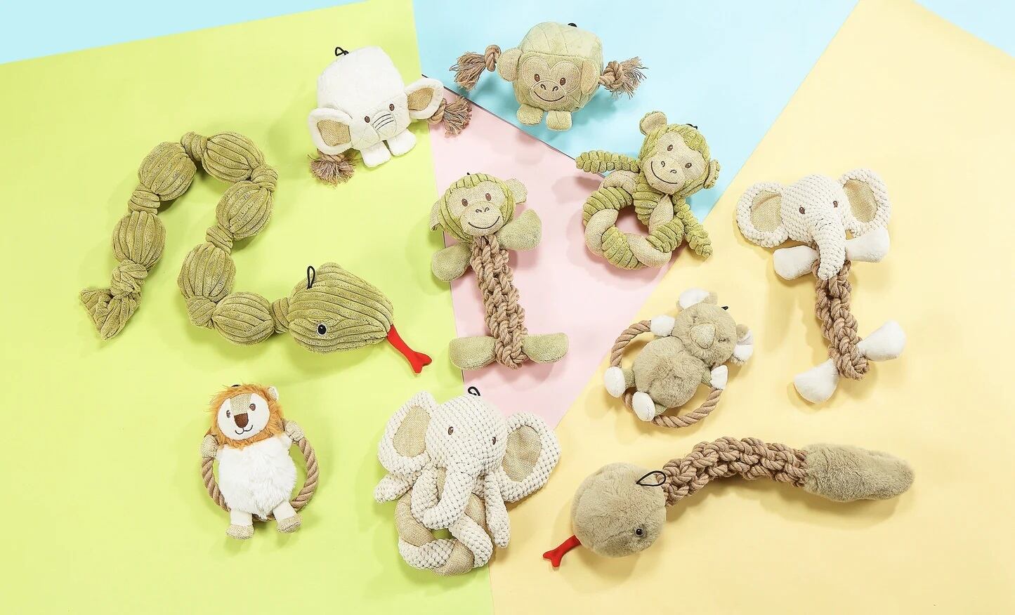 エコヘンプ ペットおもちゃ  麻 ロープ  歯磨き デンタルケア 犬用品