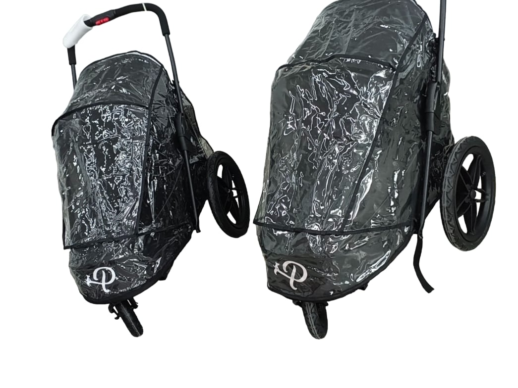 Petique ペティーク ジョガー専用 レインカバー 防雨 防風 防寒 雨よけ 風よけ お散歩 お出かけ 旅行 通院 介護 犬 猫 小動物 米ブランド