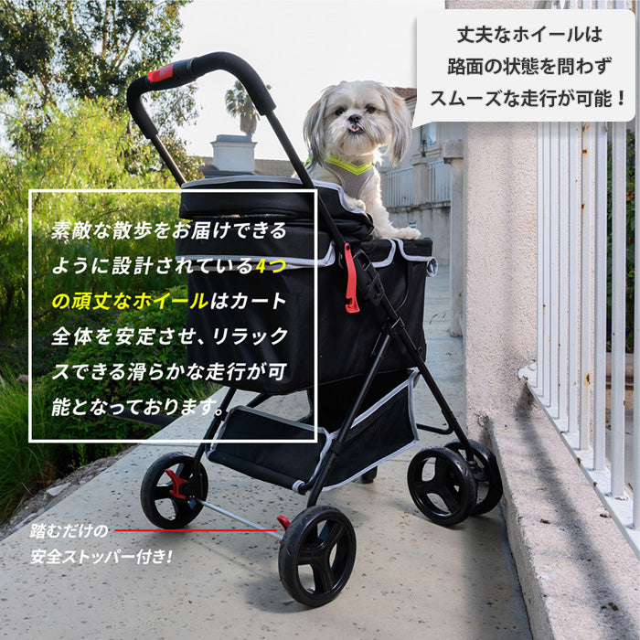 Pet and Pets ペットアンドペッツ スイフト  ペットカート 3輪 折りたたみ  低重心 耐荷重18kg