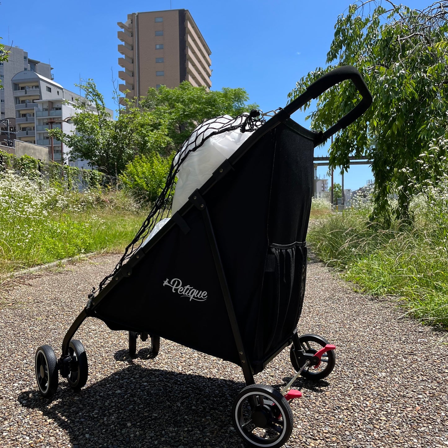 Petique ペティーク ハンディマルチカート 台車 カート ワゴン キャリーカート 荷物カート コンテナキャリー マルチキャリー 耐荷重50㎏ 4輪 折り畳み式 軽量 大容量 安定性抜群 便利グッズ アウトドア キャンプ レジャー ゴミ出し 運搬 Handy Multi Cart