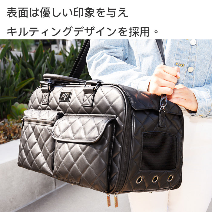 Petique ペティーク The Lux ラックス ペットキャリーバッグ ボストンバッグ ショルダーバッグ 2WAY