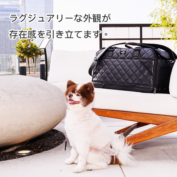 Petique ペティーク The Lux ラックス ペットキャリーバッグ ボストンバッグ ショルダーバッグ 2WAY