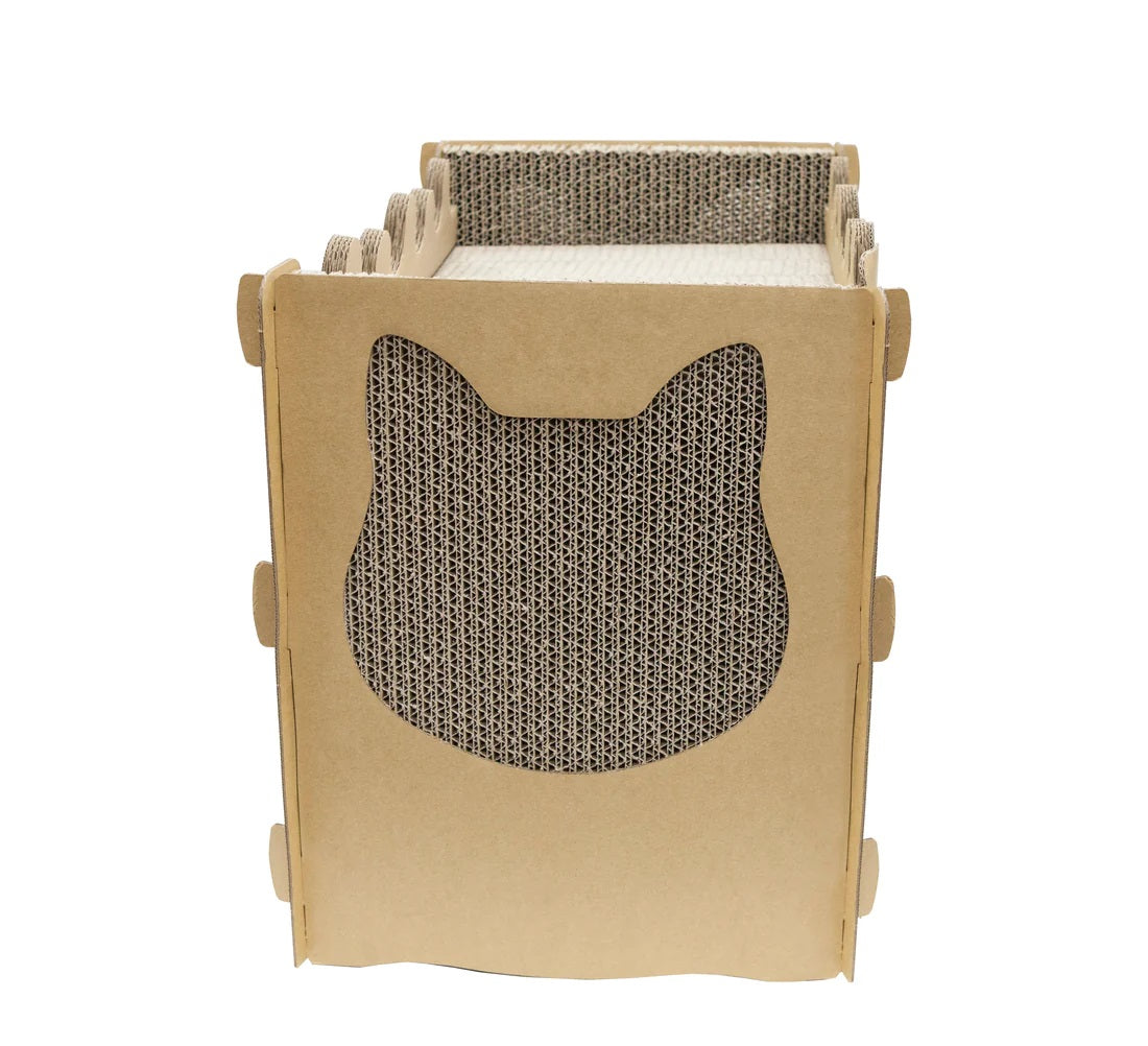 バンガロー キャットハウス キャットタワー ペットハウス 爪とぎハウス ベッドハウス 段ボールハウス つめとぎ ダンボール 高圧縮紙 おもちゃ 猫のおもちゃ 猫の爪とぎ ベッド ねこ ネコ 猫 小動物 Bungalow