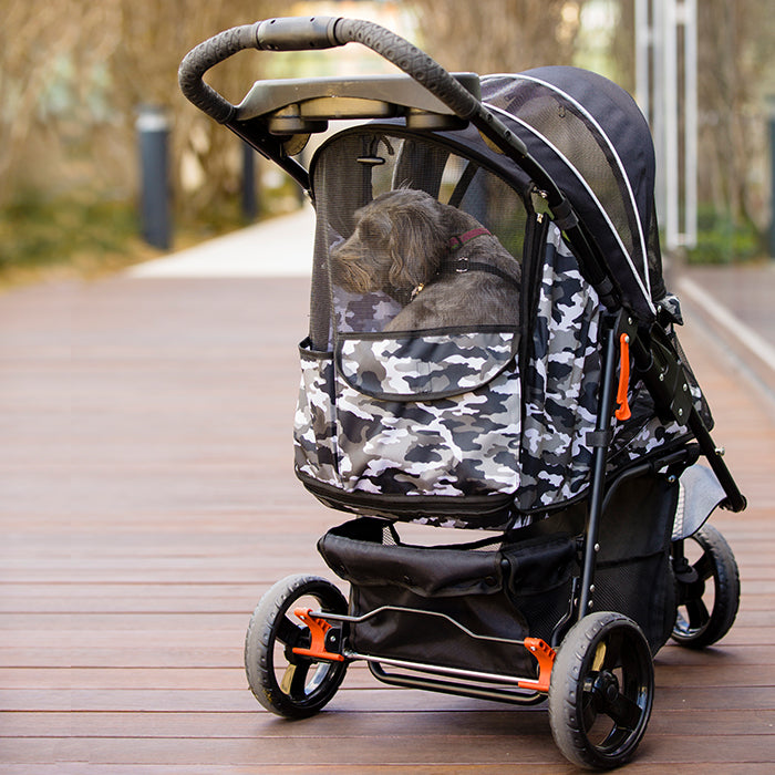 Durable Pet Stroller デュラブル ペットストローラー ペットカート ペットバギー ペットベビーカー ペットキャリー 耐荷重25kg 3輪 折りたたみ 低重心 旅行 お散歩 おでかけ 通院 介護 犬 いぬ イヌ 猫 ねこ ネコ 小動物 小型犬 中型犬 老犬 小型猫 中型猫 大型猫 老猫 ST01