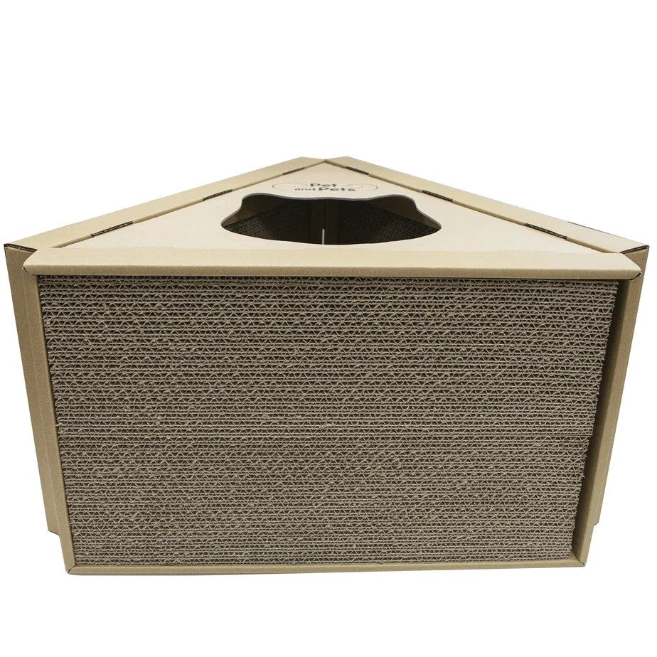 ティッピーピーク キャットハウス ペットハウス 爪とぎハウス ベッドハウス 段ボールハウス キャットタワー つめとぎ 猫の爪とぎ ダンボール 高圧縮紙 おもちゃ ストレス解消 ベッド ねこ ネコ 猫 小動物 Tippy Peak