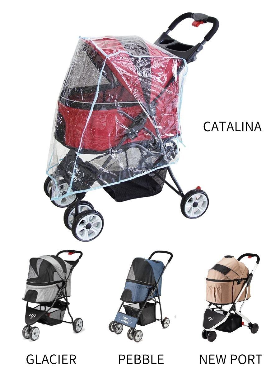 Petique ペティーク ペットストローラー専用 レインカバー 小カート専用 防雨 防風 防寒 雨よけ 風よけ お散歩 お出かけ 旅行 通院 介護 犬 猫 小動物 米ブランド ペットアンドペッツ Pet and Pets
