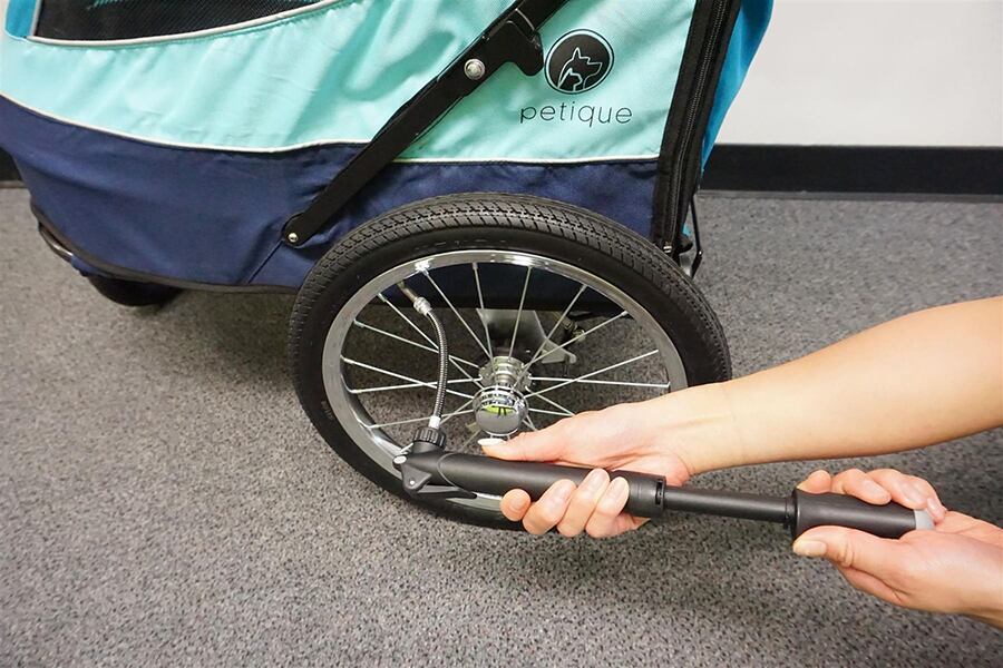 Petique ペティーク タイヤポンプ 空気入れ ペットカート ペットジョガー ペットストローラー ドッグカート ペットキャリー アポロ ジョガー ペット用品 散歩 お出かけ 旅行 アウトドア 犬 猫 小動物 小型犬 中型犬 大型犬 Tire Pump