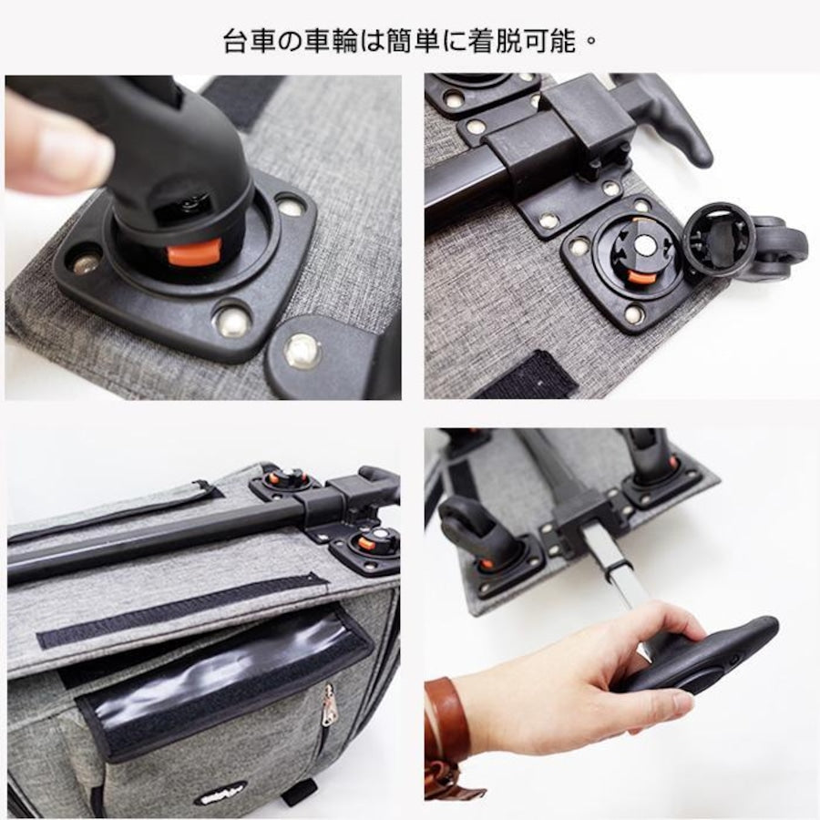 Petique ペティーク ハッピー Happy Camper キャンパー ペットキャリー ペットストローラー3WAY 手提げ 肩掛け 折りたたみ